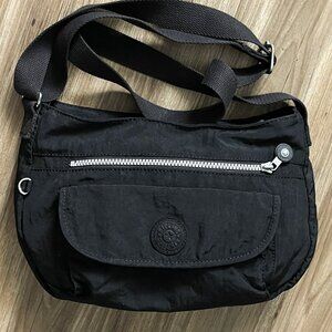 KIPLING shoulder bags Women's shoulder bag Black canvas purse